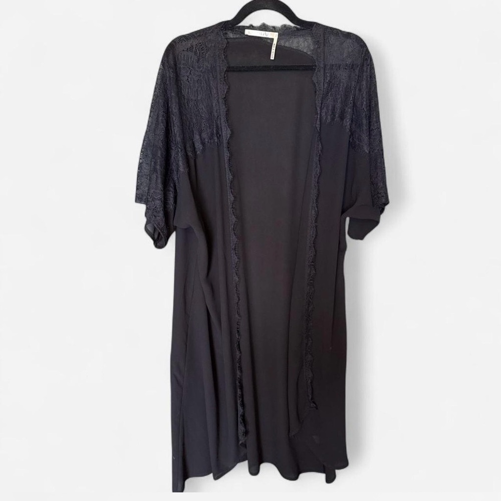 Have Black Lace Accent Robe